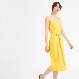 Everlane Japanese GoWeave tank wrap dress